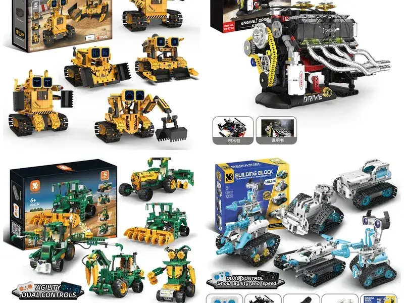 RC Robot Building Blocks & V8 Engine Model Kits β Low MOQ Supplier