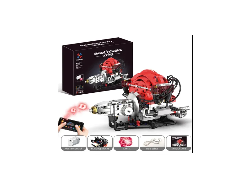 KXING Jet Turbine Engine — Aerospace Building Kit (K96100)