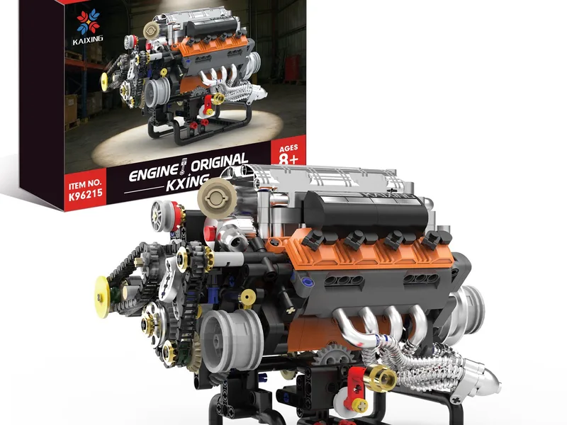 V8 Engine Building Block Model Kit — Classic Edition