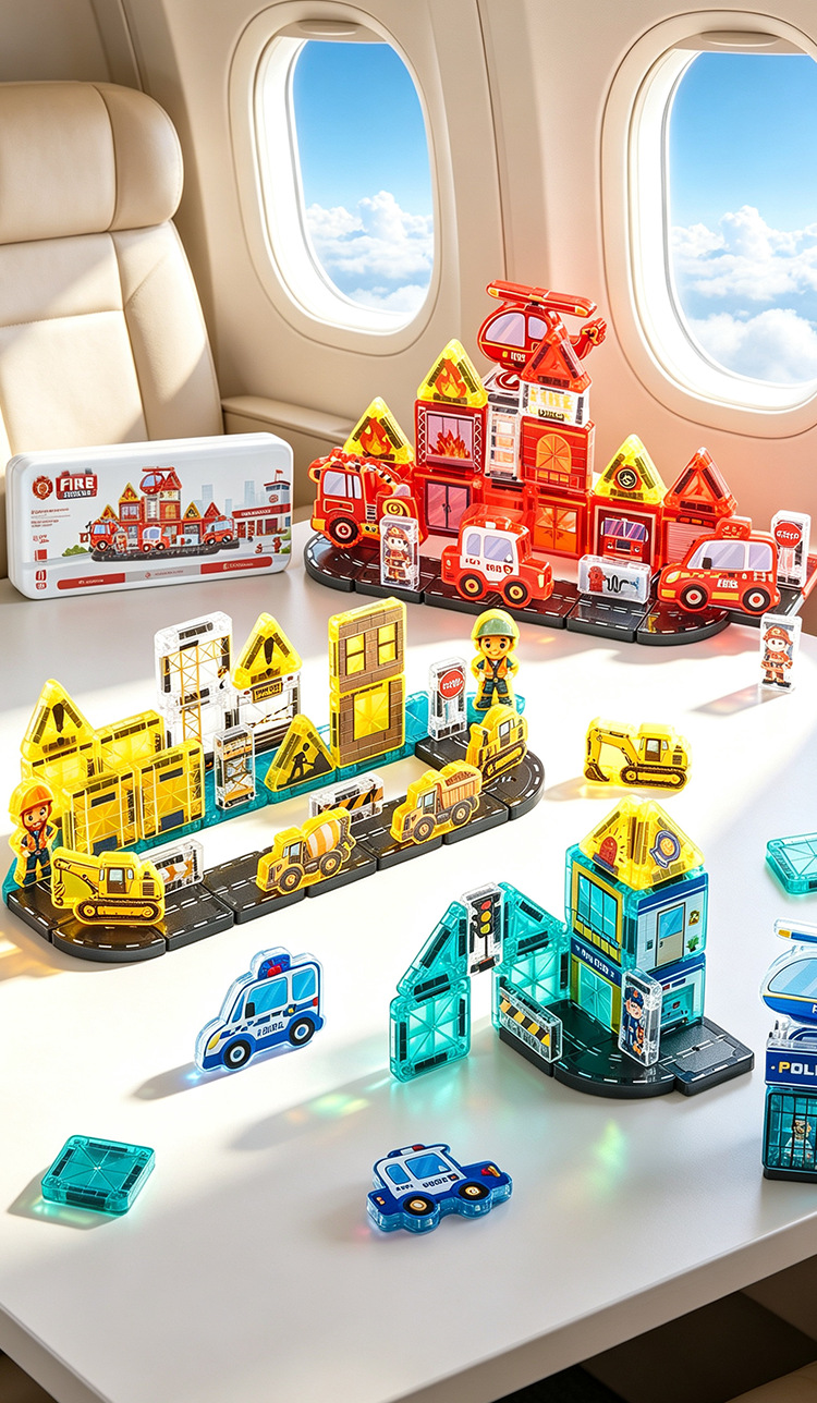 Magnetic Travel Set for road trips and waiting rooms